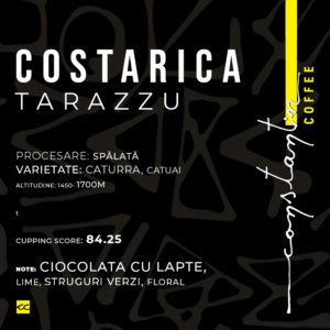 Cafea Boabe, 100% Arabica, Specialty Costa Rica Tarazzu, Constantin Coffee